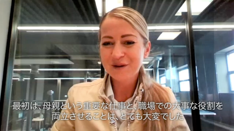 Interview video with female officers of overseas group companies